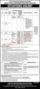 Ministry of Defence Jobs in Rawalpindi March 2024